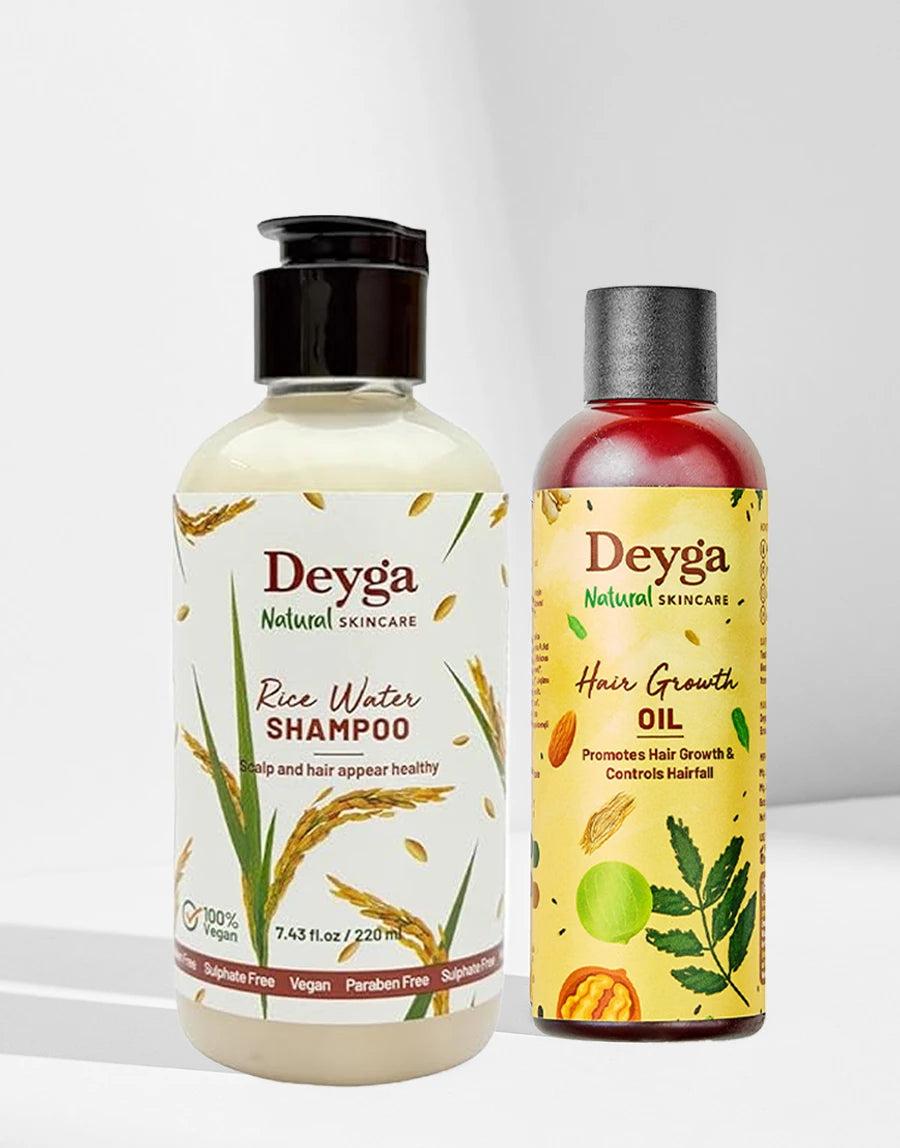 Shampoo and oil for hair growth-SHampoo and oil for shiny hair