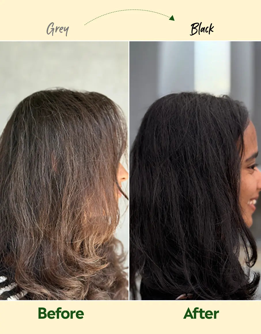 Deyga 100% Plant Based Hair Color - Black