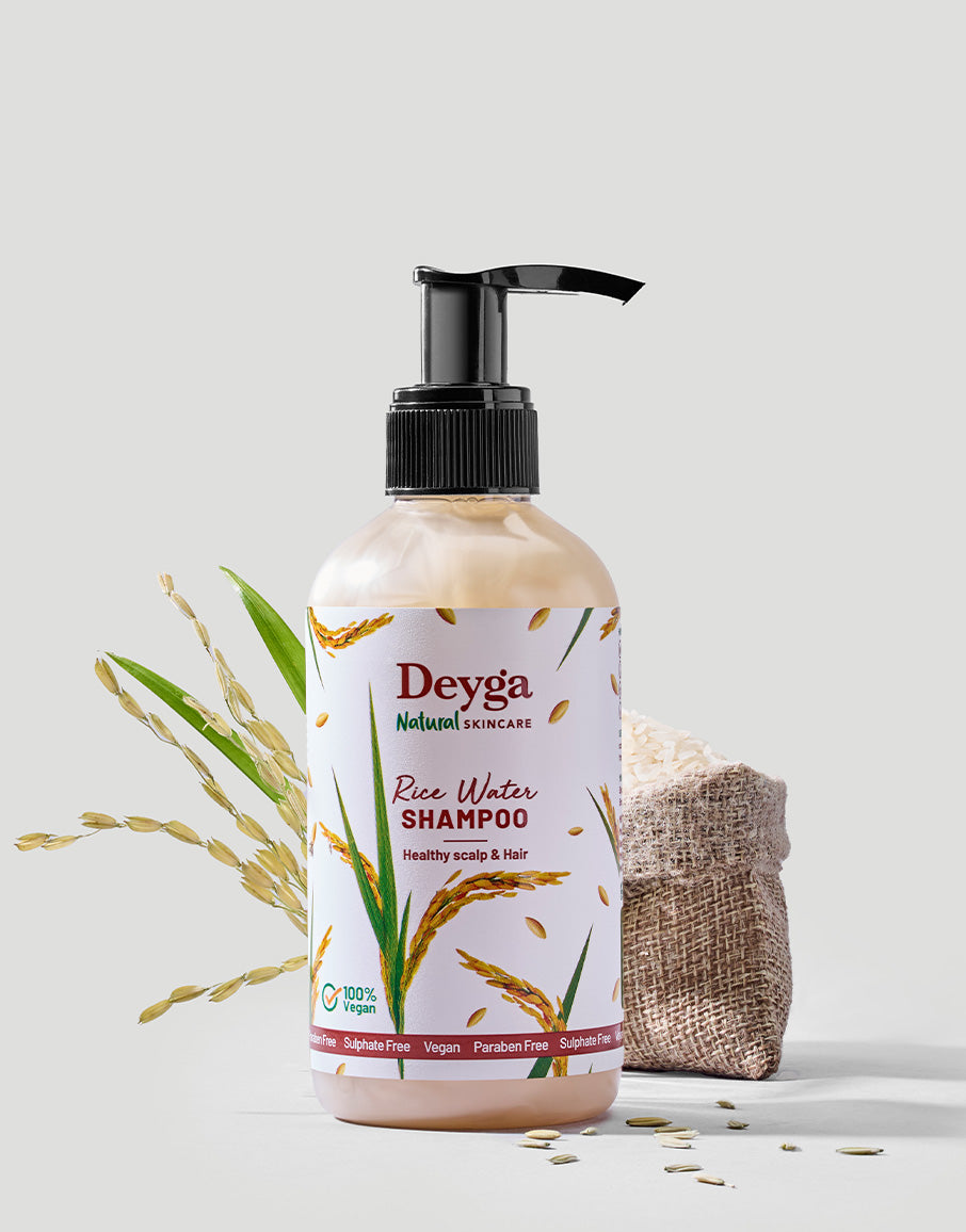 Organic Rice Water Shampoo-Shampoo for Hair Growth-Natural Rice Water Shampoo-Herbal Shampoo for Healthy Hair
-Chemical Free Rice Water Shampoo
-Deyga Rice Water Shampoo