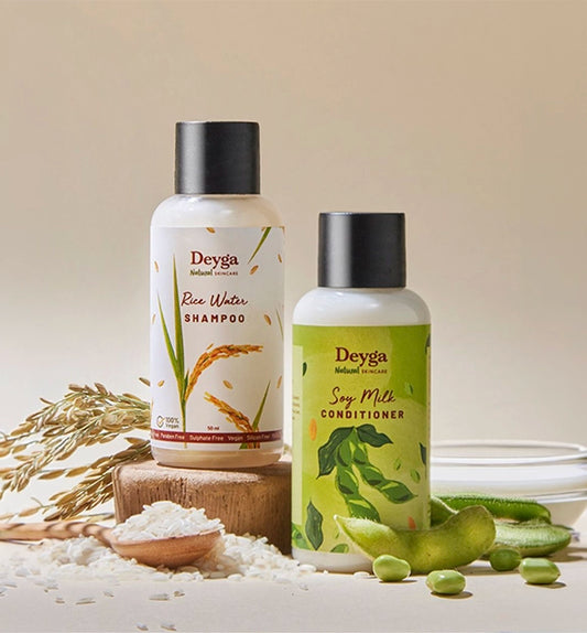 Rice Water Shampoo & Soy Milk Conditioner 30ml