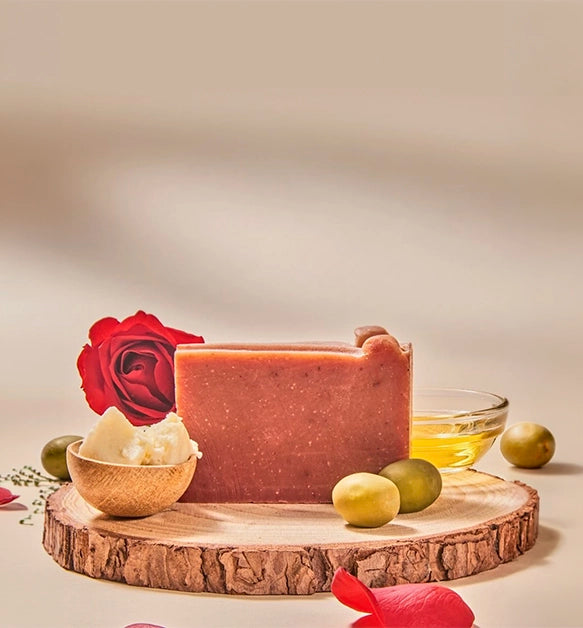 Rose Pink Clay Bath Bar Mini 75g