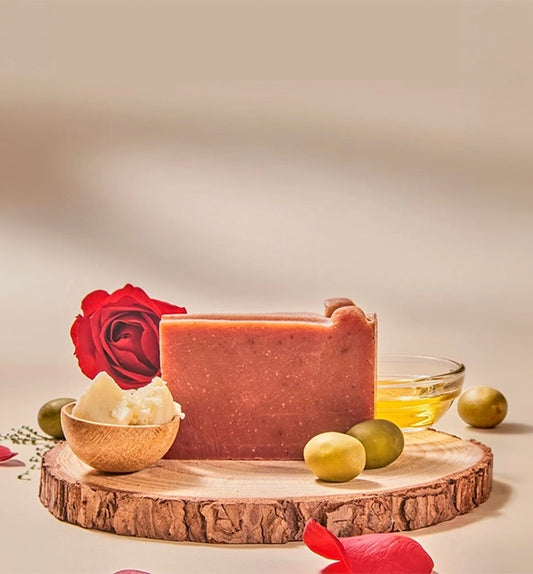 Rose Pink Clay Bath Bar Mini 75g