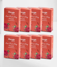 Rose Pink Clay Bath Bar 130g