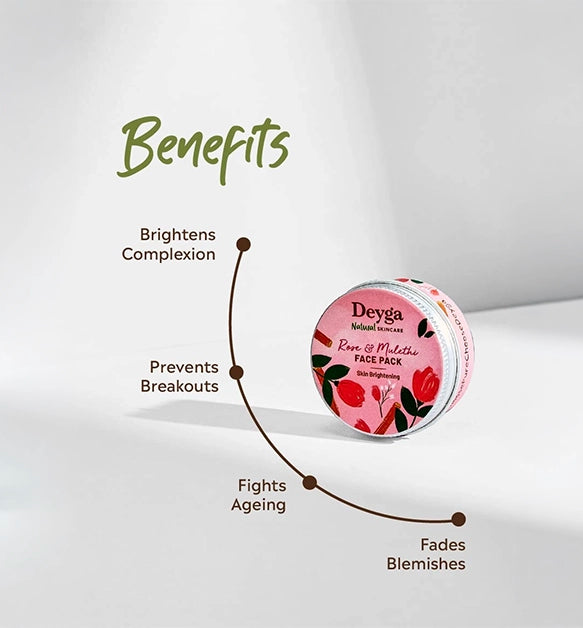 Rose & Mulethi Skin Brightening Pack