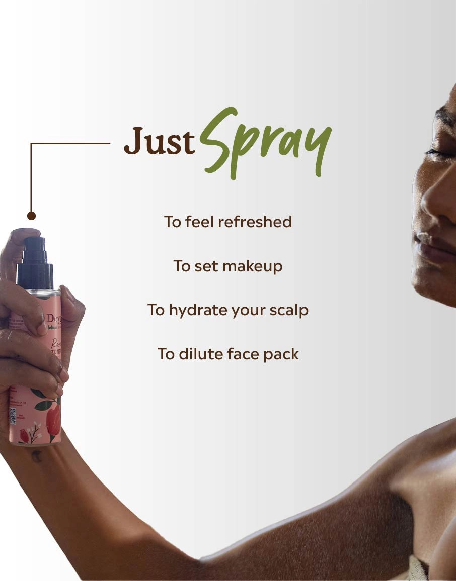 refreshing rose spray