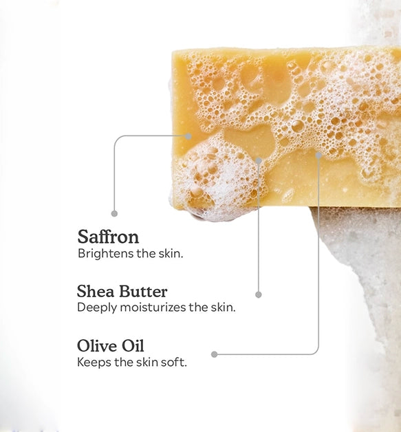 Shea Saffron Bath Bar 130g