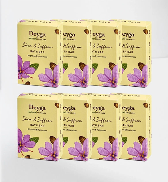 Shea Saffron Bath Bar 130g