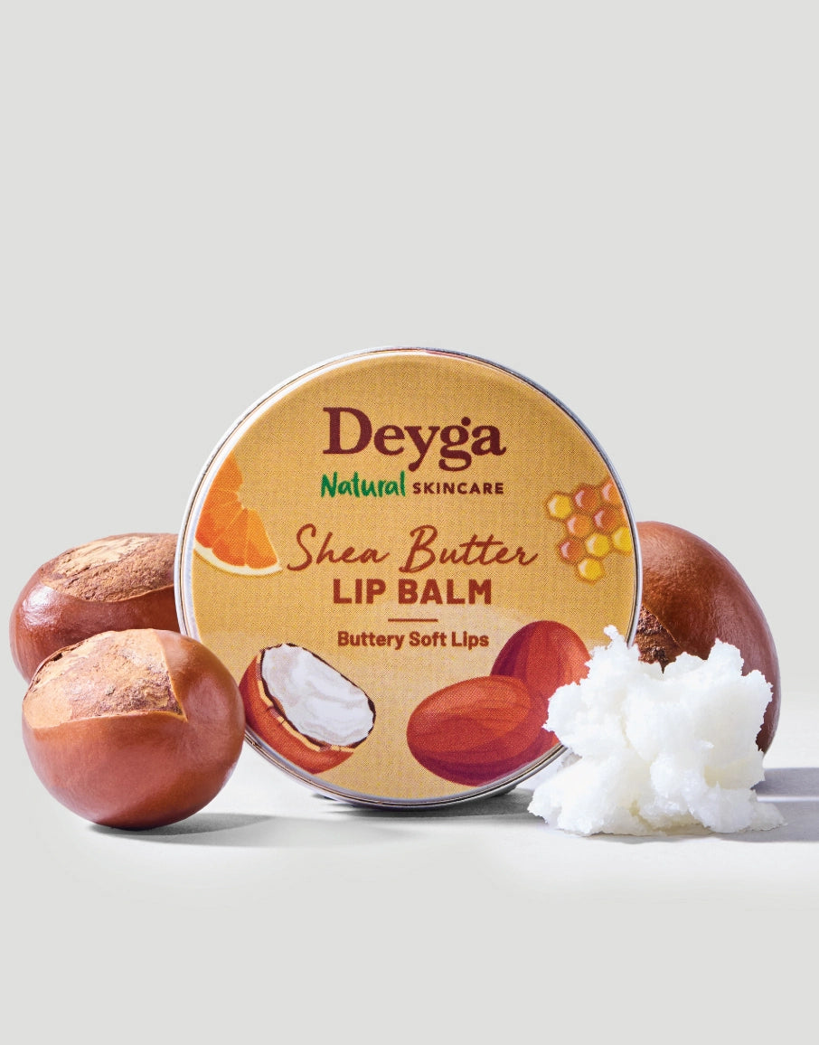 shea butter lip balm for soft lips