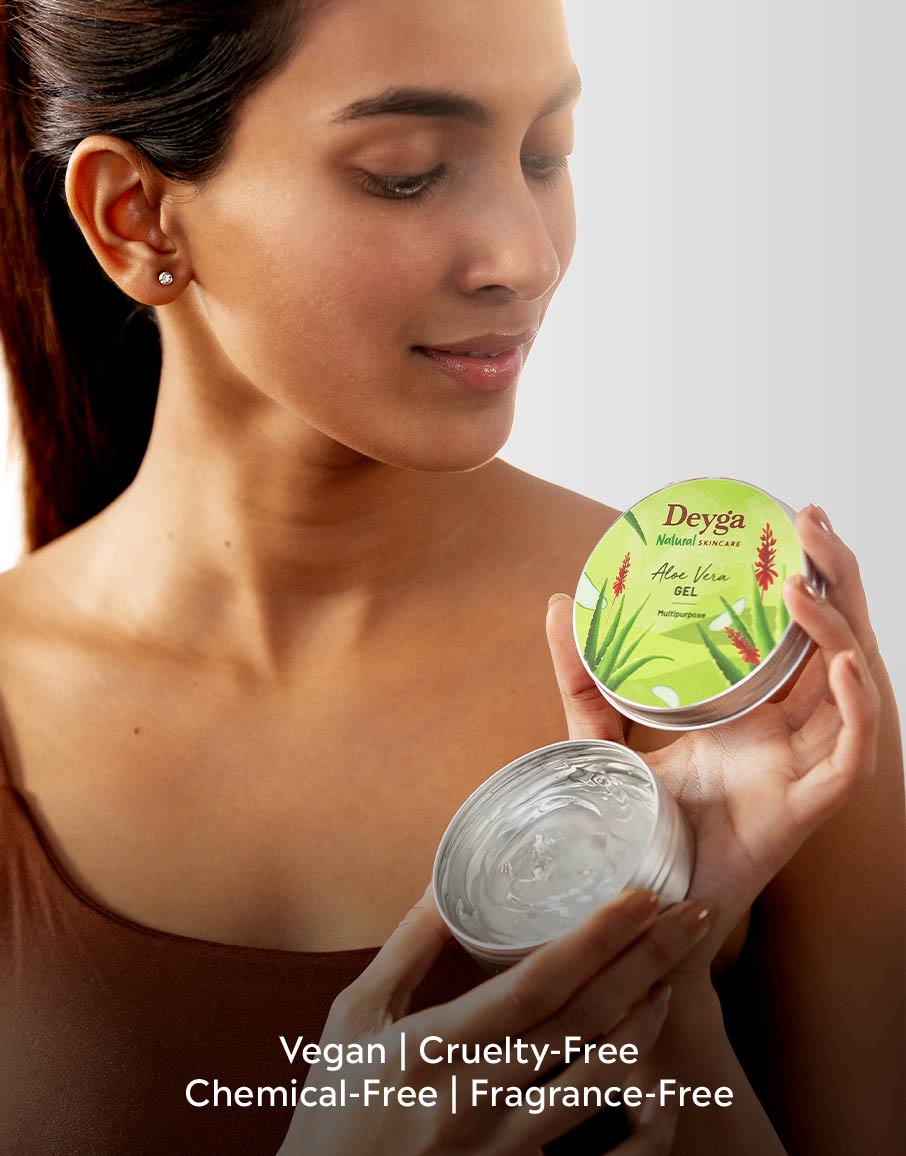 Chemical free aloe vera gel - Cruelty free aloe vera gel