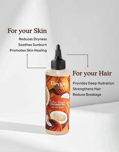 Extra Virgin Coconut Oil for skin and hair