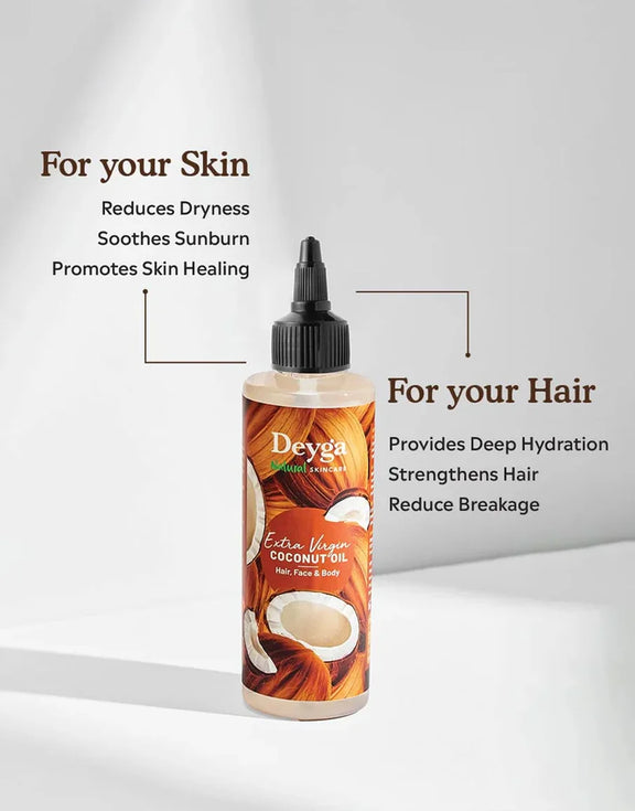 Extra Virgin Coconut Oil for skin and hair