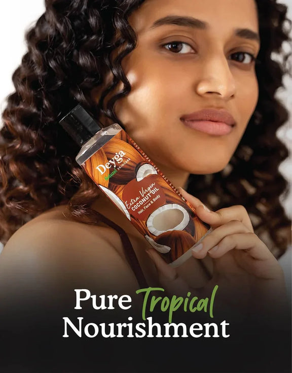 pure tropical nourishment - 
virgin coconut oil for skin - virgin coconut oil for face       