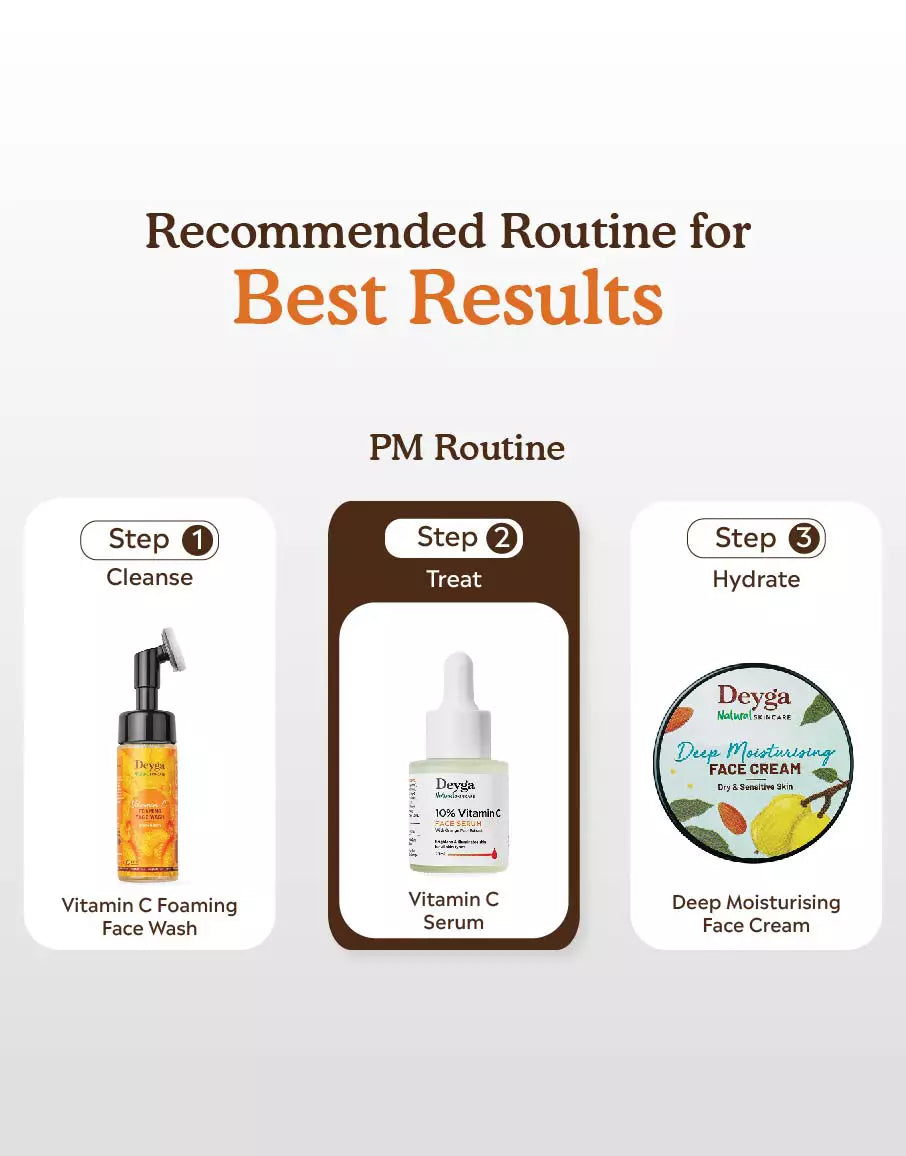 Vitamin C serum for glowing skin