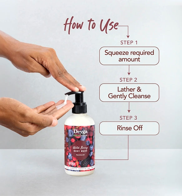 Wild Berry Body Wash 220ml