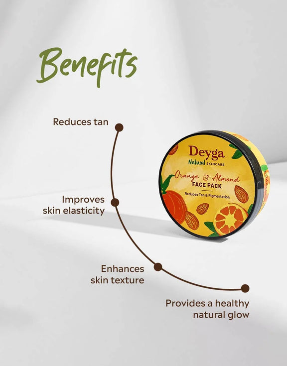 Benefits of Deyga Orange & Almond Face Pack