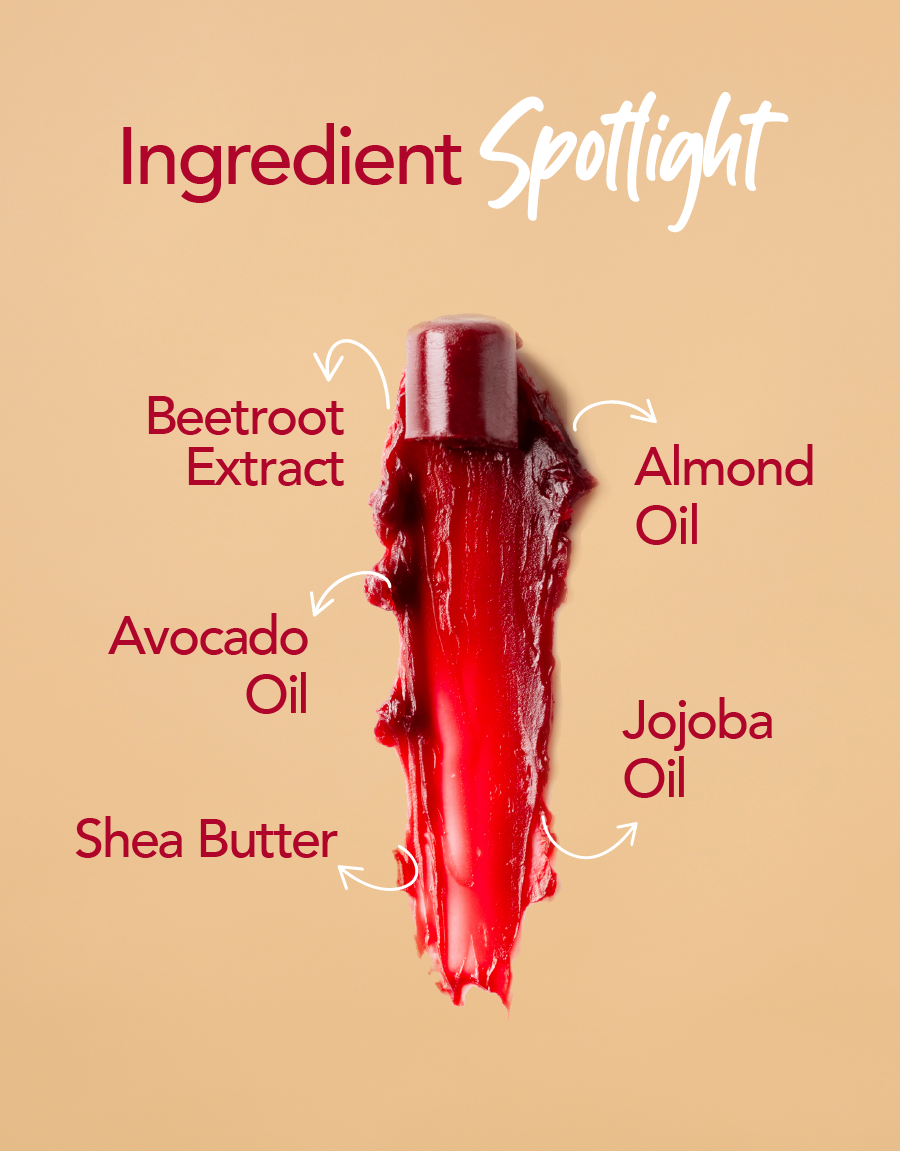 deyga Beetroot Lip Balm spotlight