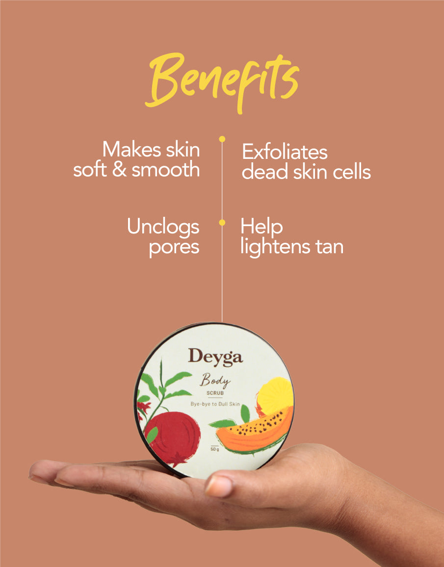 deyga Body Scrub benefits