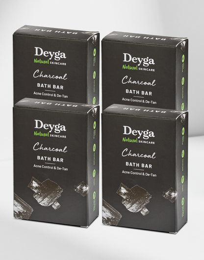 deyga Charcoal Bath Bar pack of 4