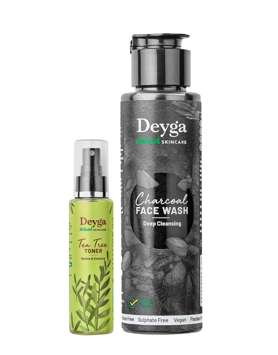 deyga Charcoal Face Wash facewash and toner