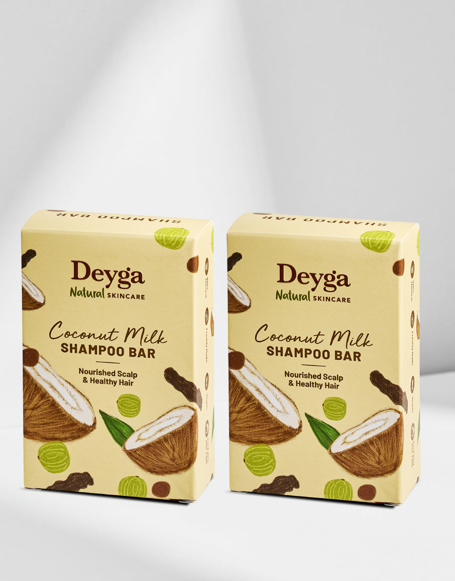 deyga Coconut Milk Shampoo Bar pack of 2