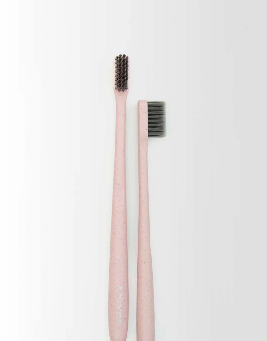 pink colour Wheat Straw Toothbrush