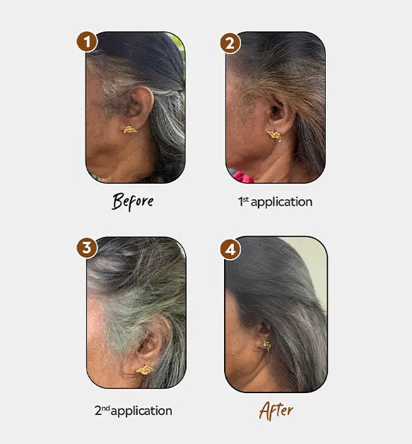 Deyga 100% Plant Based Hair Color - Black