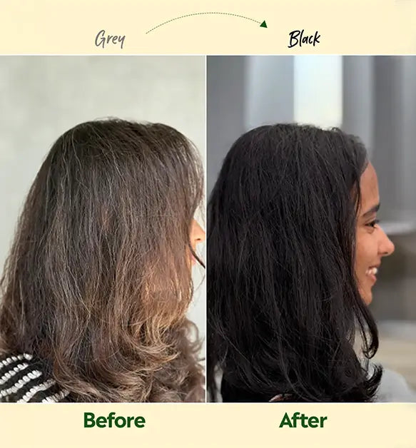 Deyga 100% Plant Based Hair Color - Black
