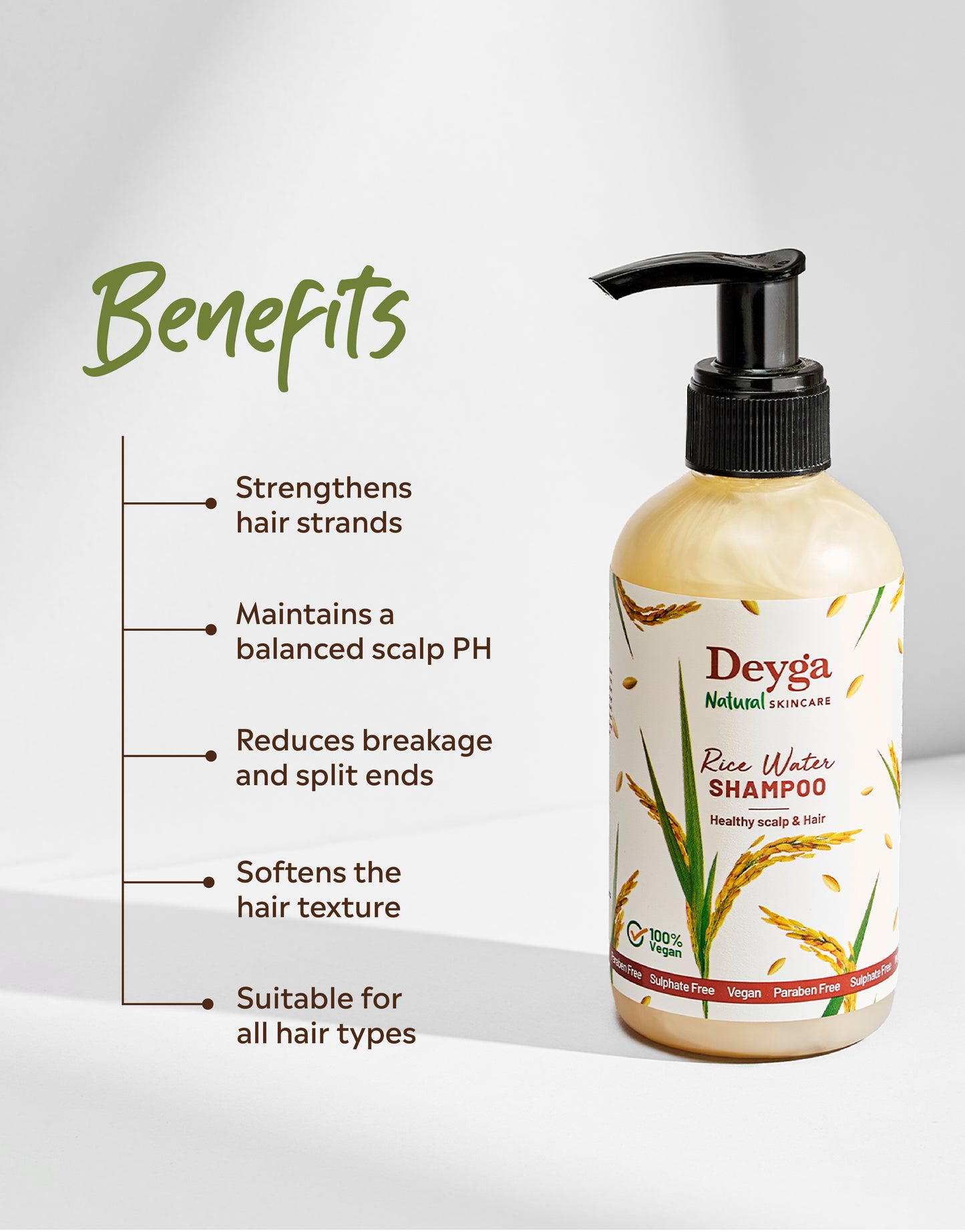 rice water shampoo for dry scalp