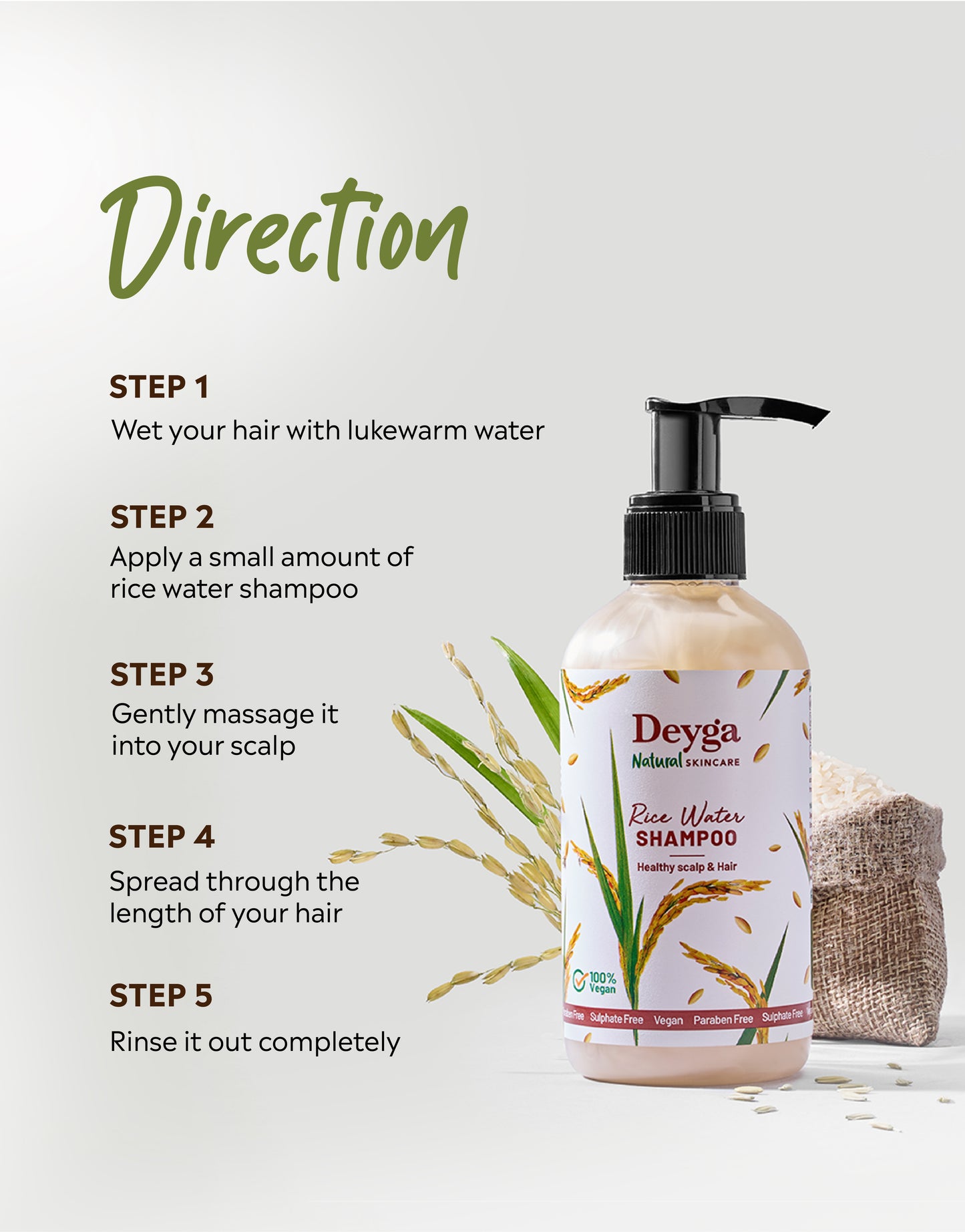 rice water hair products